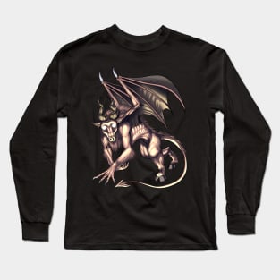 Jersey Devil Cryptid Creature Long Sleeve T-Shirt